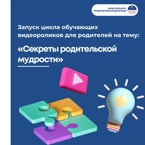 Обучающие видеоролики для родителей на тему «Секреты родительской мудрости» Обучающие видеоролики для родителей на тему «Секреты родительской мудрости»